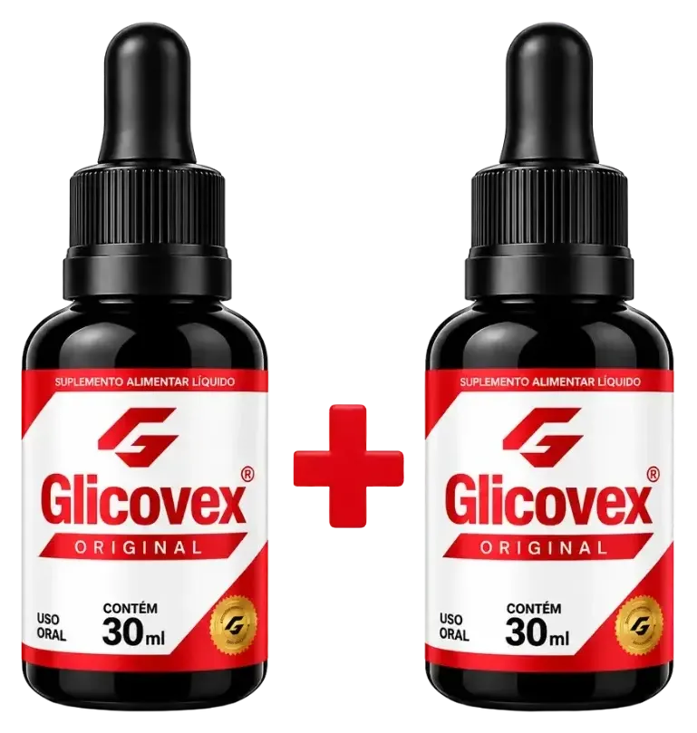 Kit Glicovex Original com 2 frascos de 30 mL